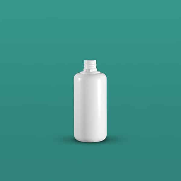 Plastiqua | Matt White HDPE bottle